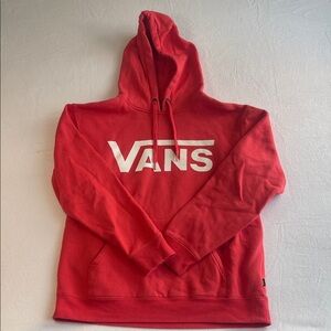 VANS BOLD RED LOGO HOODIE MEN'S M